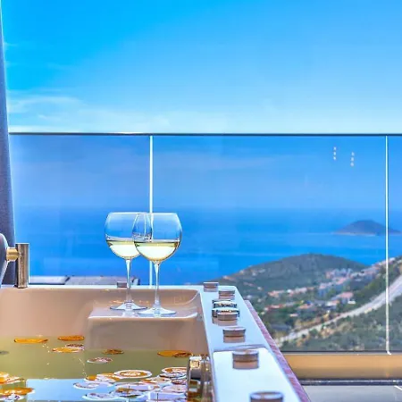 Villa Akbel 5 Bedroom Seaview With Private Pool Hot Tub Kalkan